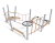 Balancing trail steel/robinia